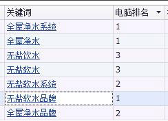 全屋净水行业网站关键词优化案例